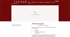 Desktop Screenshot of lugner.com